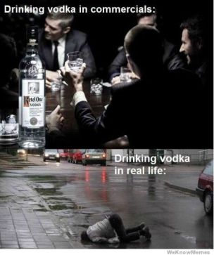 drinking-vodka-in-commercials-vs-real-life