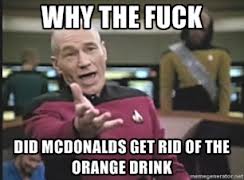 McDonald's Orange Drink