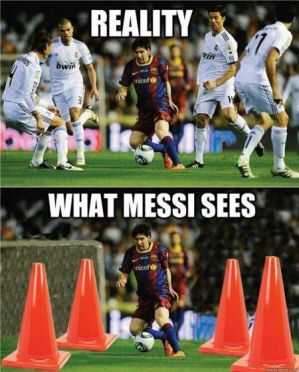 What Messi Sees