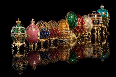 Group Faberge eggs.
