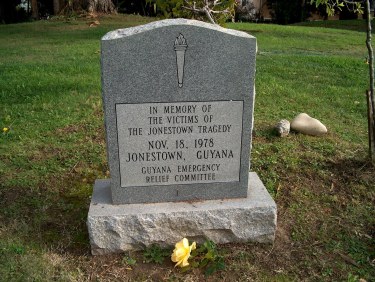 Jonestown Tombstone