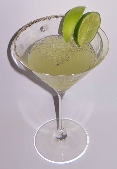 Black, White & Fig Martini