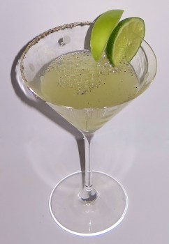 Black, White & Fig Martini