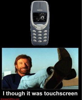Chuck Norris Touchscreen