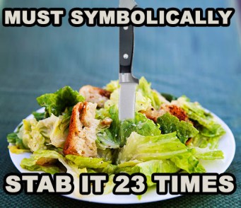 Caesar Salad Stab