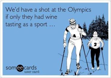 wine-tasting olympics