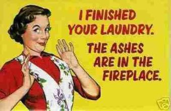 laundry ashes