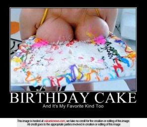 birthday cake boobs