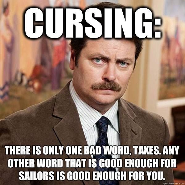 Cursing Taxes
