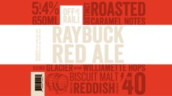 Off the Rail Raybuck Red Ale