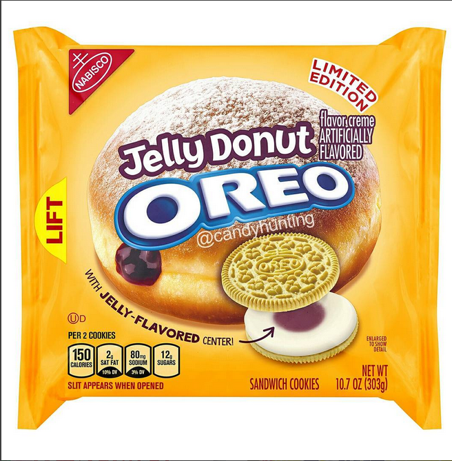Oreo Jelly Donut Cookies