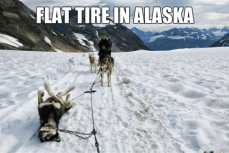 flat tire